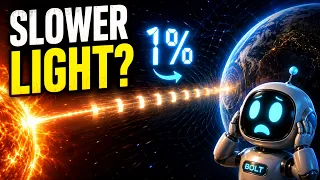 what if light traveled 1 slower