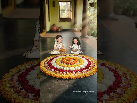 Pookalam, payasam & pure happiness 💛Celebrating Onam week like this 😋