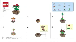 🎀 LEGO instructions 🎀 Promotional 🎀 6565180 🎀 Mother's Day Flower M&T 🎀