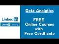 LinkedIn Learning Free Data Analytics Courses with Certificate