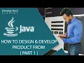 How to Design and Develop Product Form in Java Netbeans - Part 5 Section 1