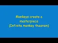 Evolution is NOT random - Monkeys create a masterpiece