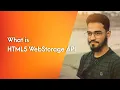 Storage for the web HTML5 WebStorage API