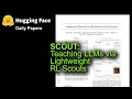 SCOUT Teaching LLMs via Lightweight RL Scouts