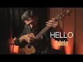 Download Lagu ADELE - Hello (FINGERSTYLE Cover) by André Cavalcante