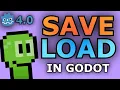 How to SAVE LOAD Game Data Easily in Godot 4