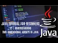 Java tutorial for beginners 22 Understanding Two-Dimensional Arrays in Java