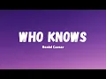 Who Knows – Daniel Caesar (Lyrics + Music)