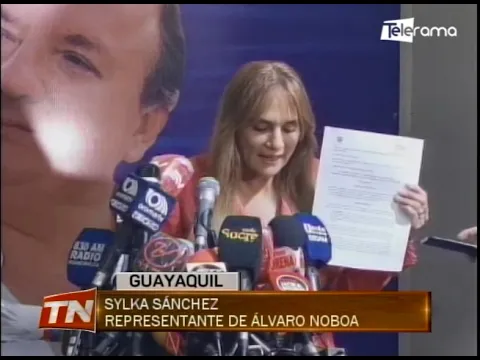 Sylka Sánchez da por hecho la candidatura presidencial de Álvaro Noboa