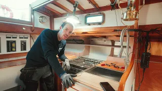 Aladino Builds Galley Cabinetry
