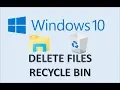 Computer Fundamentals - Delete Restore Files