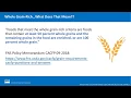 Nutrition in Child Care Making the CACFP Meal Patterns Work for You