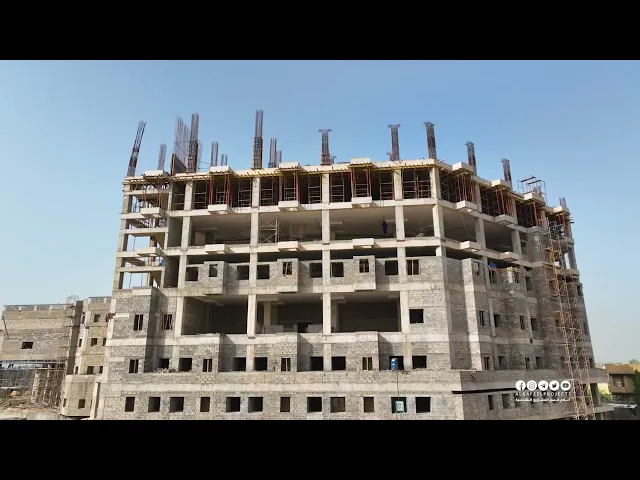 ⁣جولة ميدانية في مشروع مستشفى الزكي في #بابل للإطلاع على تقدم الأعمال