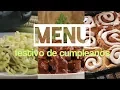 Birt ay Celebration Menu