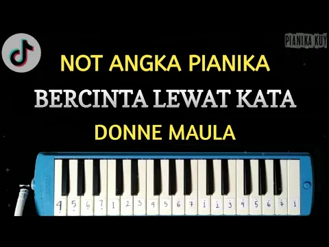 Download MP3 Donne Maula - Bercinta Lewat Kata ( OST Jatuh Cinta Seperti di Film-Film ) | Not Pianika + Lirik