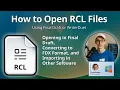 How to Open RCL Files Final Draft Script