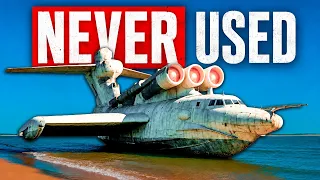Why Russia Abandoned Its Most Powerful Coastal Weapon | Caspian Sea Monster Ekranoplan