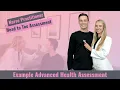 Health Assessment Head to Toe Exam Practice for Nurse Practitioner Program