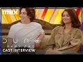 Zendaya Timothee Chalamet The Cast Of Dune Part Two Q A Dune Part Two Max