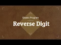 Qbasic Program - Reverse Digit