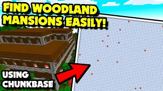 How to Find a WOODLAND MANSION VERY EASILY Using Chunkbase Minecraft 1 19 Java Bedrock