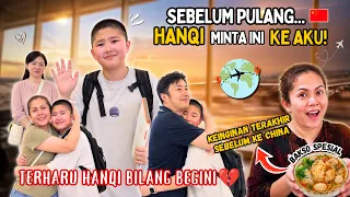 SEDIH DENGAR PERMINTAANNYA…🥹 AKHIRNYA AKU LAKUKAN INI SEBELUM HANQI ANAKKU PULANG KE CHINA!🇨🇳