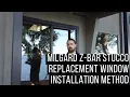 Milgard Z-Bar Replacement Windows Stucco Installation Method