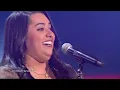 #MBCTheVoice -  مرحلة الصوت وبس - دموع تحسين تؤدي أغنية ’ تايبين ’