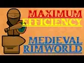 After 4000 Hours In Medieval RimWorld This Is How I Would Build The Most EFFICIENT Workshop - Guide