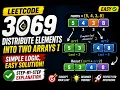 LeetCode 3069 Distribute Elements Into Two Arrays Simple