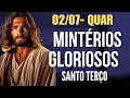 Download Lagu TERÇO DE HOJE 02/07/2025 - QUARTA-FEIRA - MISTÉRIOS GLORIOSOS - SANTO TERÇO