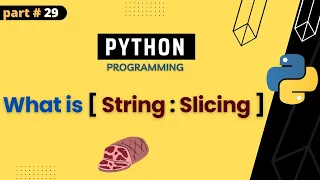 What is String Slicing in Python Python Tutorial For Absolute Beginners Part