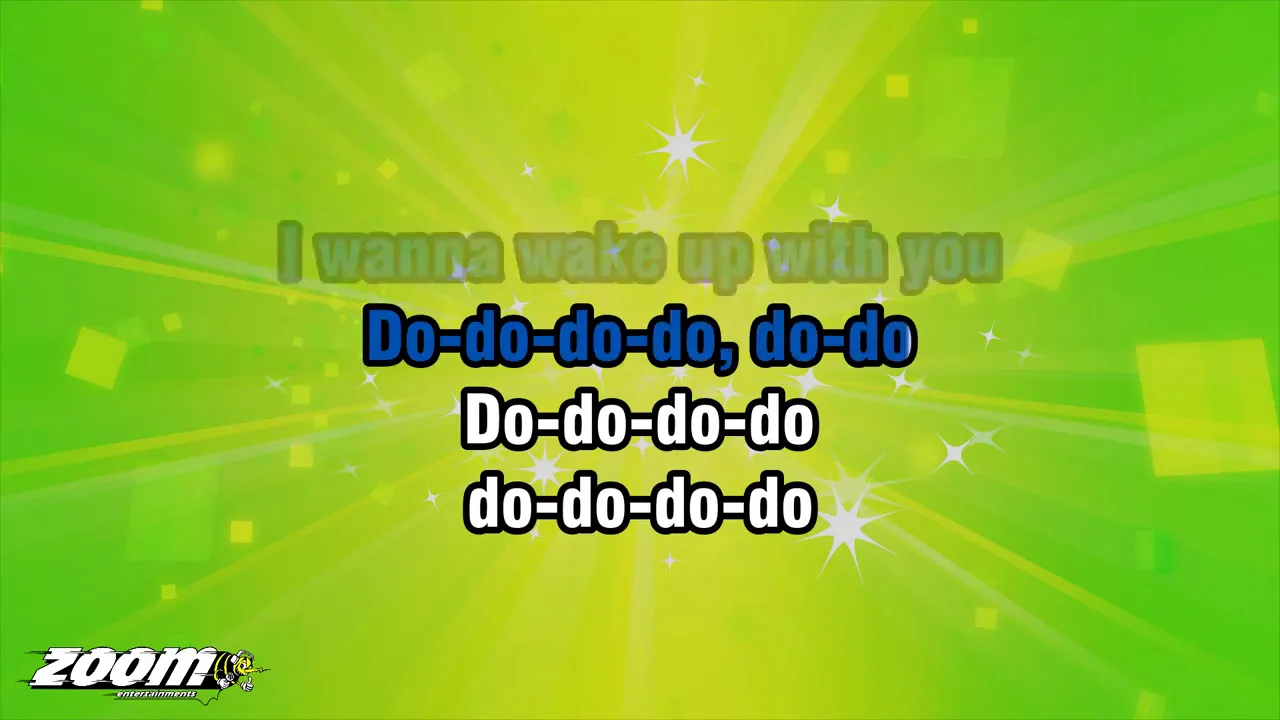 Boris Gardiner - I Wanna Wake Up With You - Karaoke Version from Zoom Karaoke