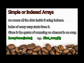 Arrays in PHP and difference between indexed and associative arrays for beginners