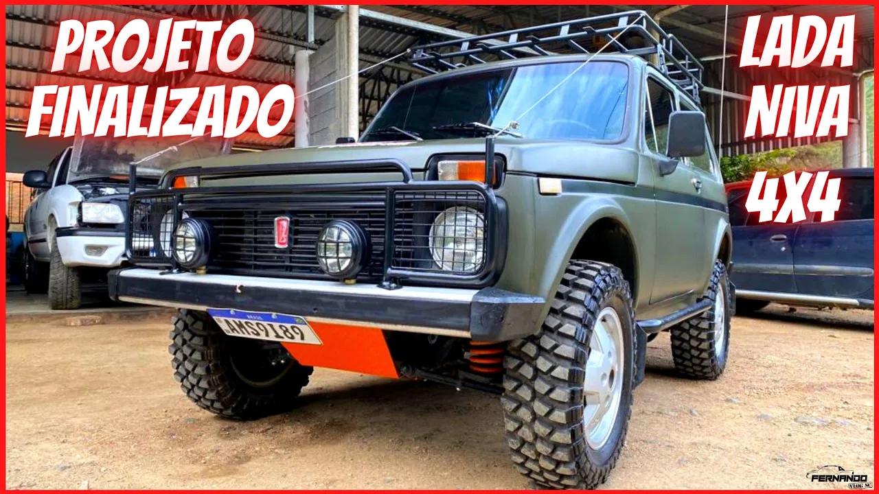 LADA NIVA 4X4 ANO 1992 *PROJETO TOP FINALIZADO* REALIZADO POR PAI E FILHO.