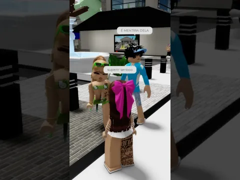 TENTEI ESTRAGAR O WEB NAMORO DELES E DEU RUIM 😂 #roblox #brookhaven