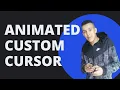 HTML CSS and Javascript animated custom cursor in 7 minutes