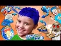 Download Lagu SHAWN gets BLUE HAIR Song 🎵 + Cool Surprise! (FUNnel FV Family Vlog)