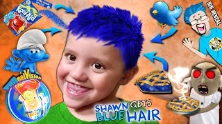 Download SHAWN gets BLUE HAIR Song 🎵 + Cool Surprise! (FUNnel FV Family Vlog) MP3