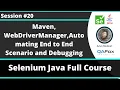 Selenium Java Training - Session 20
