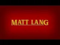 Matt Lang - All Night Longer - Lyric video