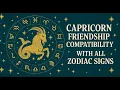 Capricorn Friendship Who s Your True Zodiac Match