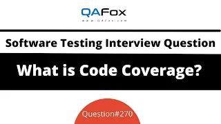 What is Code Coverage Software Testing Interview Question