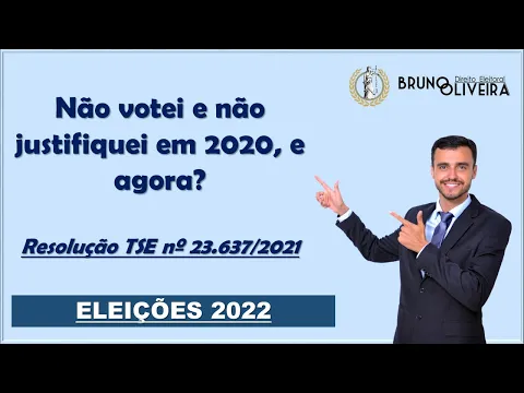 Download MP3 ELEIÇÕES 2022 | Não votei e não justifiquei em 2020, e agora?