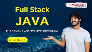 Complete Placement Assistance Program on JAVA Developer NareshIT