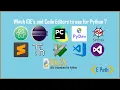 Which is The Best Python IDE and Code Editor Which are The Best Python IDE s and Code Editors E Path
