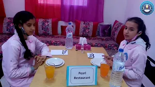 مسرحية باللغة الإنجليزية بعنوان At The Restaurant 