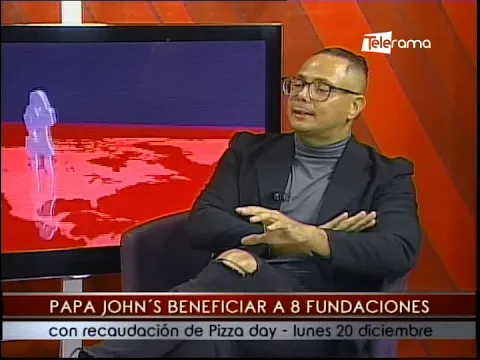 Papa John's beneficiar a 8 fundaciones con recaudación de Pizza Day Lunes 20 Diciembre