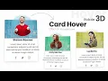 Card Hover Effect 3D Rotate Effect For Elements On Mousemove No Plugins - Html CSS Javascript