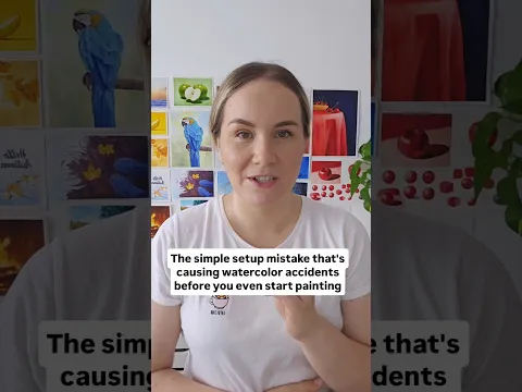 The simple setup mistake that's causing watercolor accidents before you even start painting
